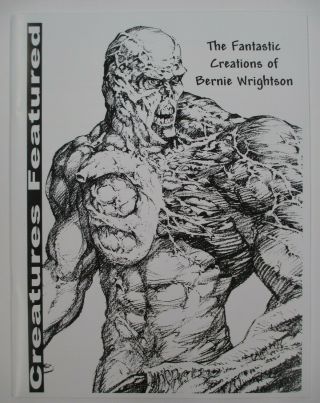 Creatures Featured Bernie Wrightson Signed Sketchbook Of 500 W/ Matched Print