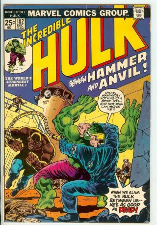 Incredible Hulk 182 6.  0