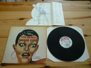 The Rocky Horror Picture Show Vinyl Album Lp Record 33 Plays,  Insert