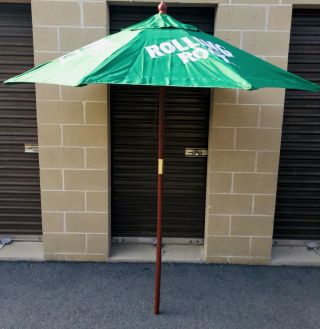 Rolling Rock Beer Cloth Market Style Patio Umbrella 7’ Tall - Brand 2