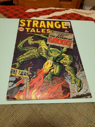 Strange Tales 87 Aug.  1961 Pre - Hero Marvel.  " The Return Of Grogg "
