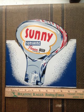 Sunshine Beer Bus Sign Reading Pa Berks County Beer