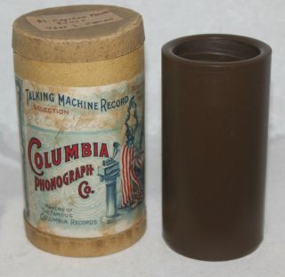 Columbia Brwon Wax Cylinder El Capitan March Vess Ossman Banjo