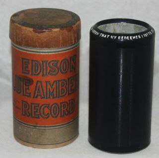 Edison Ba Opera Cylinder Record 28230 Messiah Handel My Redeemer Julia Heinrich