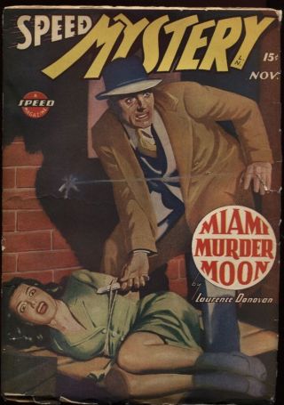 Speed (spicy) Mystery Stories 1944 November.  Bondage Cover.  Pulp.