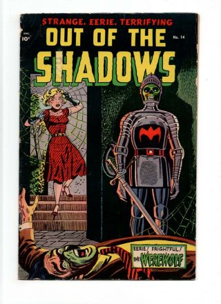 Out Of The Shadows 14 Vintage Standard Comics Horror Golden Age 10c