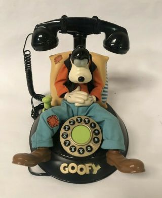 Vintage Walt Disney Goofy Animated Talking Telephone