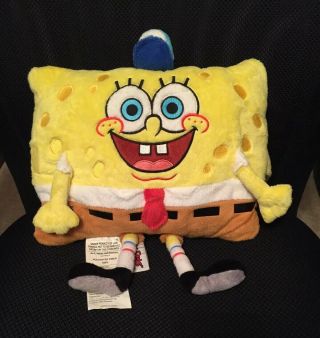 Nickelodeon " Sponge Bob Square Pants " Plush Pillow Pets Pee - Wees - V.  Euc