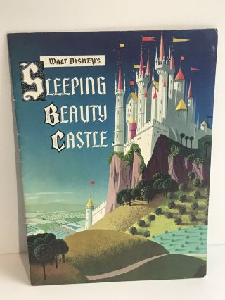 Walt Disney’s Sleeping Beauty Castle Booklet 1957 Souvenir Vintage 316