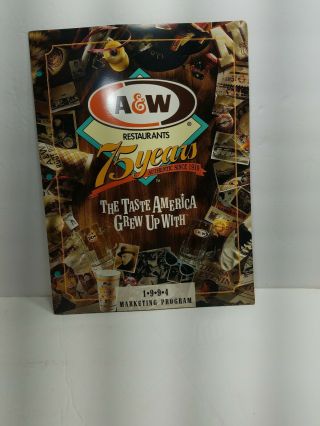 A W Root Beer Collectibles Advertising 1994 Convention Marketing Program