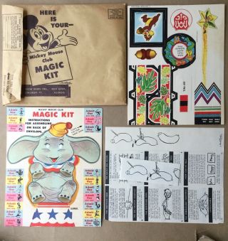 Mickey Mouse Club Magic Kit Candy Premium From Mars Inc. ,  In Envelope