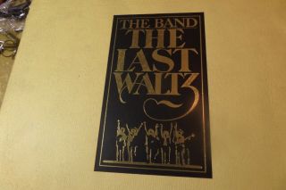 The Band The Last Waltz 3 Lp Vinyl Records 1978