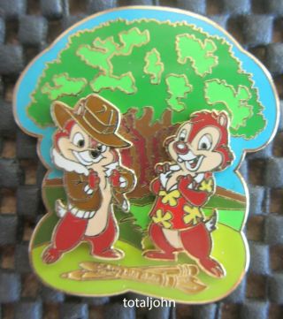 Disney Wdw - Pin Route 498 - Tree Of Life Artist Choice - Chip And Dale Pin