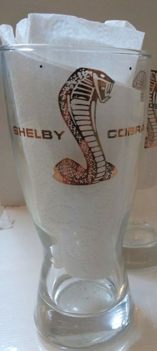 Vintage Shelby Cobra 1969 Pilsner Beer Glass