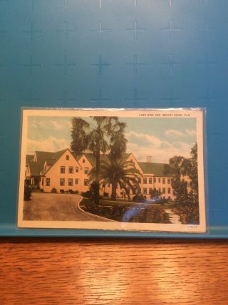 Postcard Lake Side Inn Mount Dora Florida