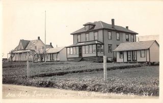 Port Daniel West,  Quebec,  Canada,  Sea Side Lodge & Cabins Real Photo Pc C 1930 