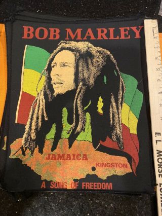 Vintage Bob Marley Back Patch Xl Rare