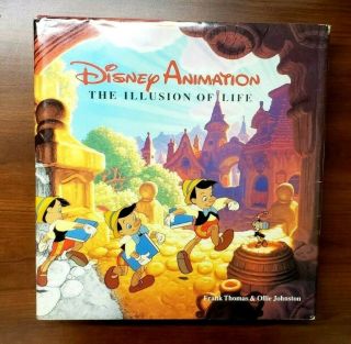 Walt Disney Animation The Illusion Of Life Hc Frank Thomas Ollie Johnston