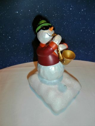 Hallmark 2010 Snowman Band Trumpet Player Ornament Wireless