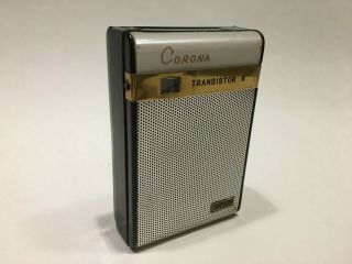 Vintage Corona 6 Transistor Radio (very Tiny)