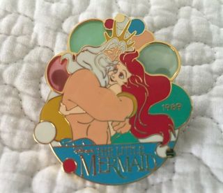 The Little Mermaid,  Ariel & King Triton Histort Of Art Disney Pin (le 2400)