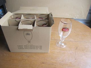 Stella Artois 40cl Chalice Huge Set Of 42 Beer Glasses In The Boxes