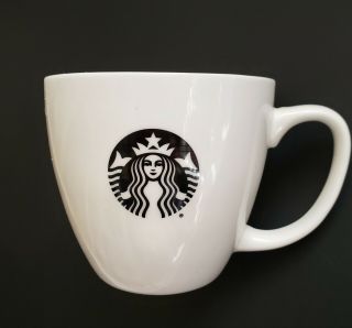 Starbucks 2015 Mermaid Black/ White Logo 20 Oz Large Ceramic Coffee Mug