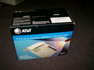 Vintage At&t Touch - A - Matic Model 6000s Telephone Phone