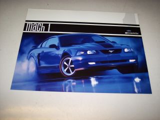 2003 Ford Mustang Mach I Poster 8 1/2 X 11 Inches Nos