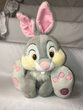 Disney Store Exclusive Thumper Bunny Rabbit Plush Stuffed Animal Bambi Large 15 "