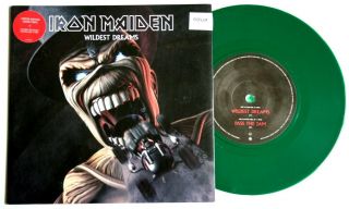 Ex/ex Iron Maiden Wildest Dreams (2003) 7 " Limited Edition Green Vinyl