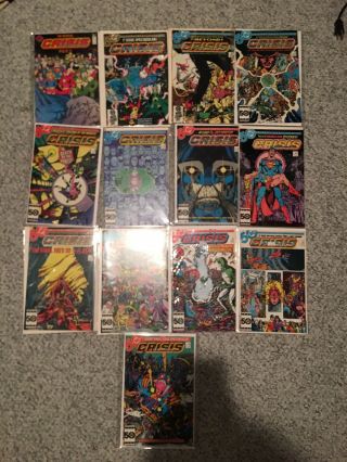 Dc Crisis On Infinite Earths 1 - 12 & Index Nm