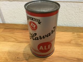 Harvard Ale (80 - 24) Empty Oi Flat Top Beer Can By Harvard,  Lowell,  Ma
