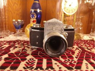 Vintage Exakta Vx Camera W/carl Zeiss Lens
