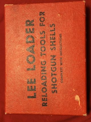 Vintage Lee Loader 20 Gauge