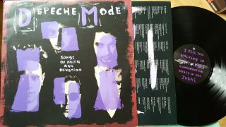 Depeche Mode Songs Of Faith & Devotion Uk 1993 Stumm 106,  Inner