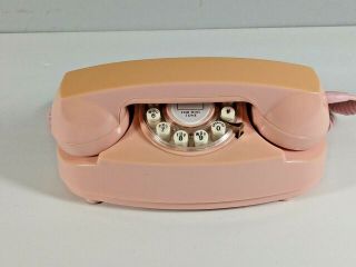 Crosley Pink Princess Phone Push Button With Dial Model Cr - 59
