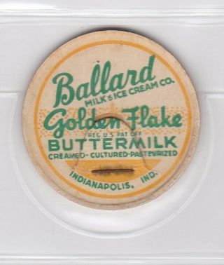Ballard Milk & Ice Cream Co.  Milk Cap - Indianapolis,  Indiana