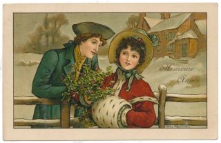 Signed Alice Martineau - Wonderful Victorian Year Couple