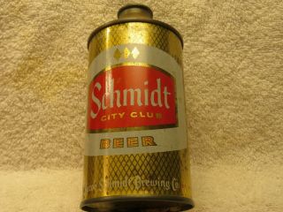 Schmidt City Club Beer Cone Top