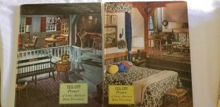Tell City Primer Of Early American Home Decorating (2 Hardback Books) 1966