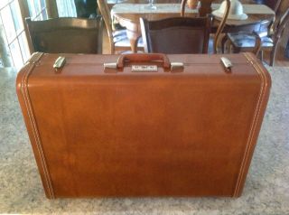 Vtg.  Shwayder Bros.  Royal Traveller By Samsonite 22 " Suitcase,  Luggage