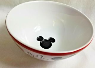 Disney Mickey Mouse Ceramic Soup Salad Cereal Bowl Whimsical Hidden Design 2