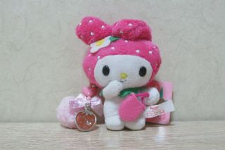 2010 Sanrio Japan My Melody Pink Strawberry Style Plush Mascot Charm