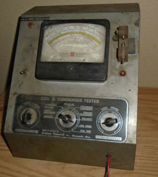 vintage GRAHAM Coil & Condenser Tester Model 51 2