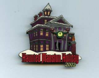 Disney Haunted Mansion Holiday Nightmare Before Christmas Jumbo Coffin Card Pin