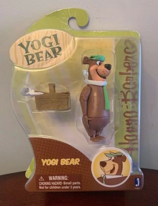 Yogi Bear Plastic Figure By Jazwares Warner Brothers Hanna - Barbera 71021