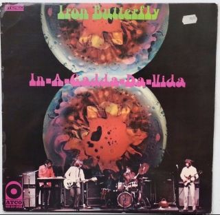 Ex/ex,  Iron Butterfly,  " In - A - Gadda - Da - Vida ",  1968,  12”lp,  Stereo,  Atco,  Sd 33 - 250
