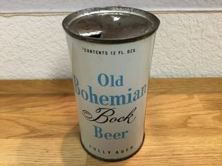Old Bohemian Bock Beer (104 - 28) Empty Flat Top Beer Can: Eastern,  Hammonton,  Nj