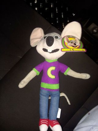 Chuck E Cheese Limited Edition Soft Plush Doll For 2019 13.  5 " Fun Item